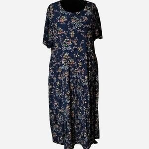 Floral Maxi Tiered Dress